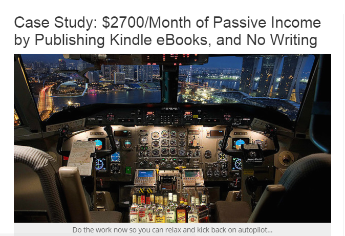 เขียนหนังสือ Kindle บล็อกโพสต์วิธีสร้างรายได้จากเว็บไซต์ที่มีผู้เข้าชมน้อยกว่า 1,000 คนต่อวัน 