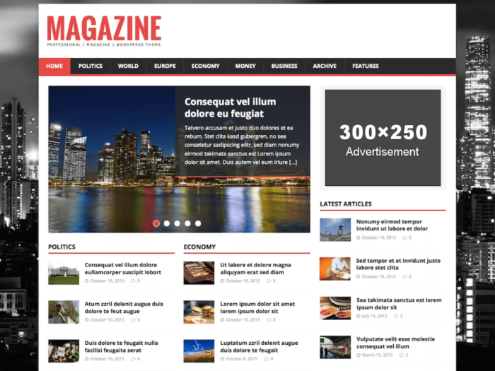 tema wp magazine