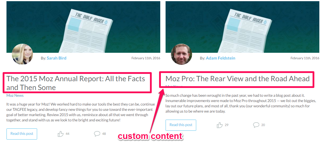 Content Marketing vs Custom content 