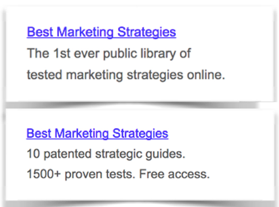 google ad copy strategies example don't make false claims