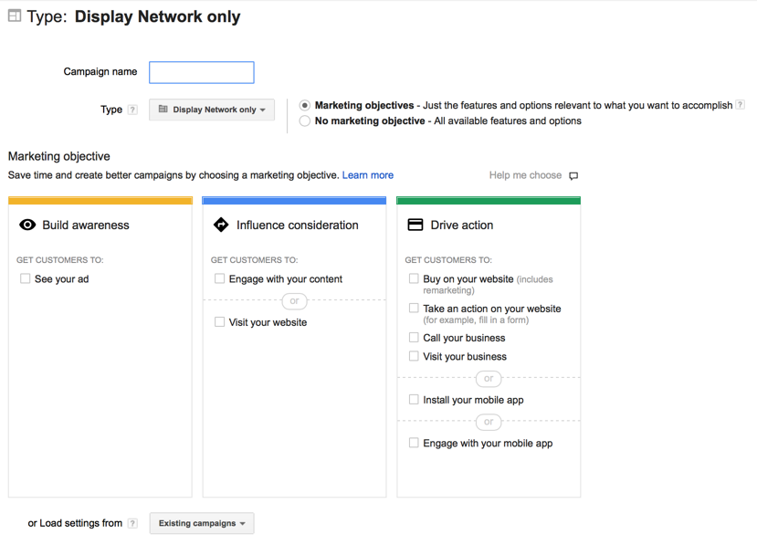 choosing the right targeting options