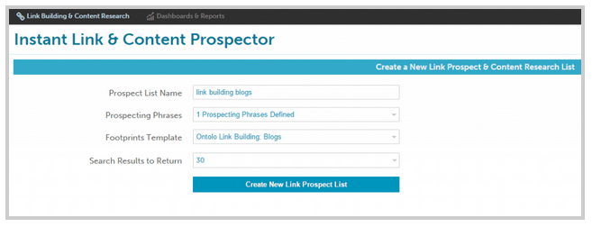 Image of ContentProspector AI content research platform