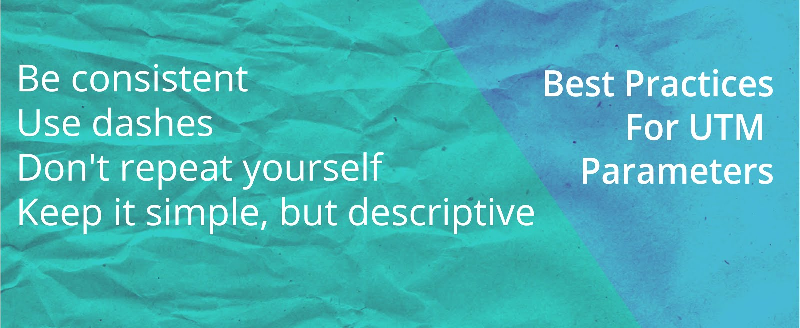 best practices for UTM parameters 