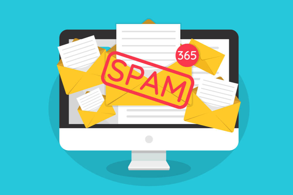 tipos de email taxa de spam