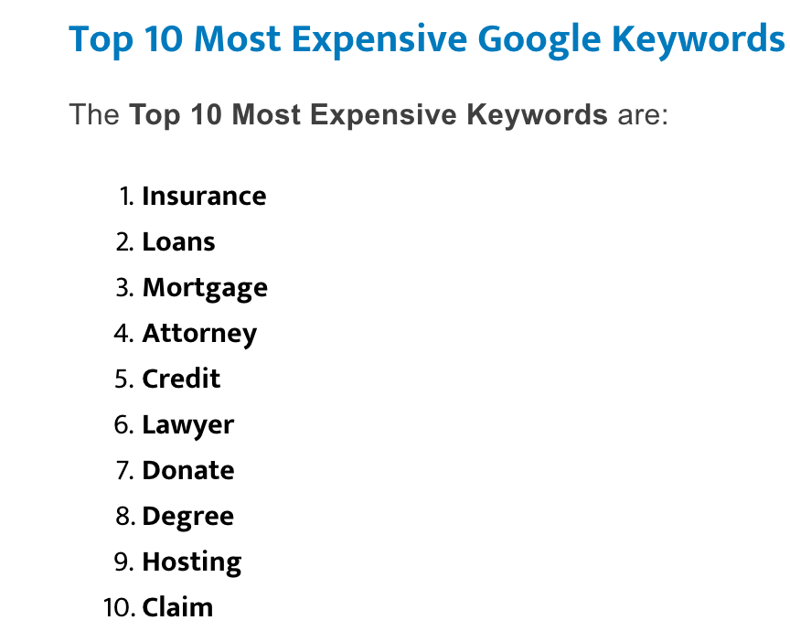 adwords search term 1  irrelevant keywords