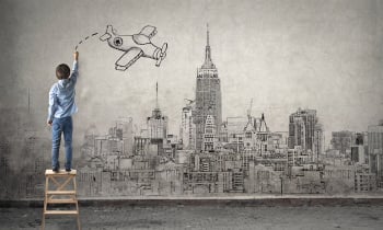 Flying away
