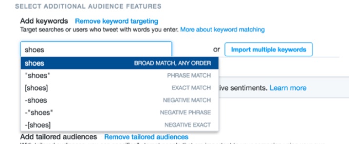 keyword-matching-twitter-ads