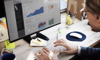 Businessman Working Dashboard Strategy Research Concept