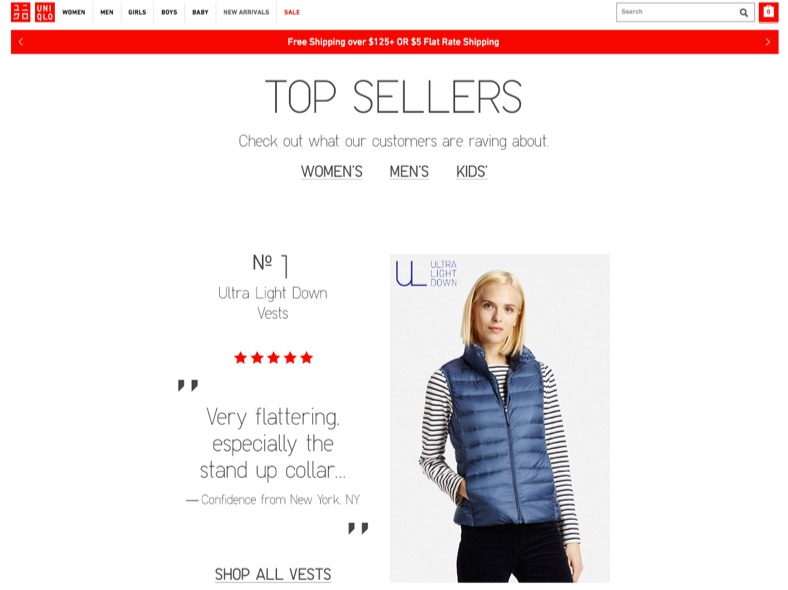 top-sellers-ecommerce-page