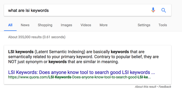 surfacing featured snippets from the surfacing featured snippets from the