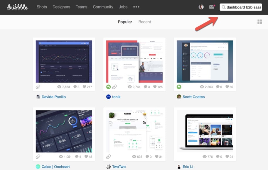 dribbble-saas-search