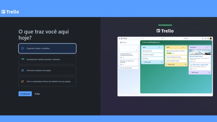 como usar o trello: início 2
