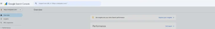 A screenshot of Google Search Console’s URL inspection tool 