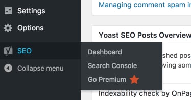 utilisez yoast pour créer un plan de site XML