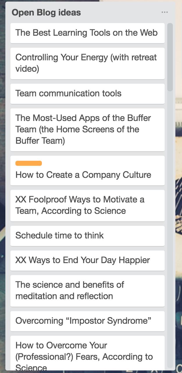 como usar o trello: open blog ideas