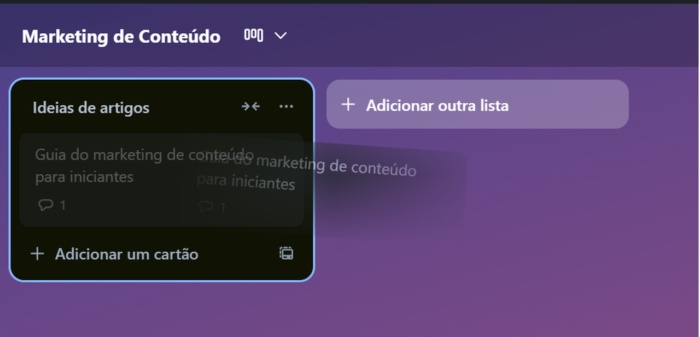 como usar o trello: mover cartões