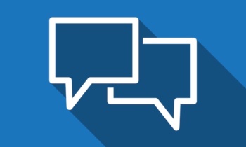 Speech Bubbles Icon. Chat pictogram icon stock vector illustration