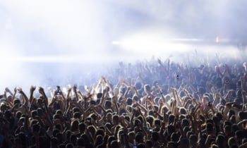 Crowd at concert