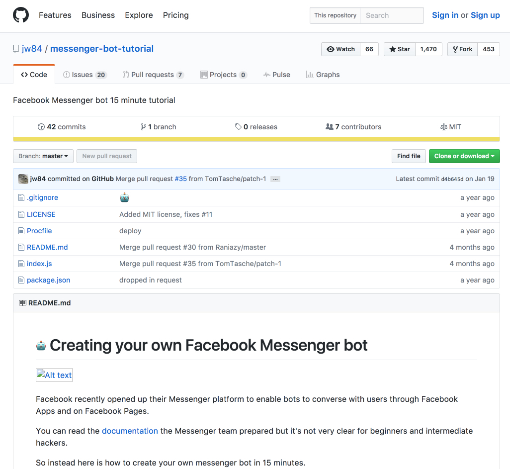 creating your own facebook messenger bot