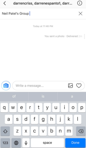 create DM Messages in instagram 