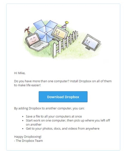 what is a dropbox for email