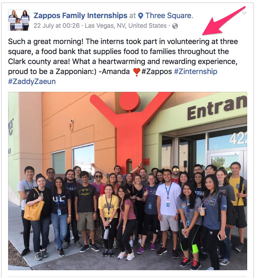 2 Zappos Family Internships Home