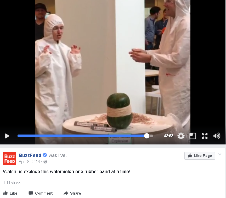 Buzzfeed on Facebook Live
