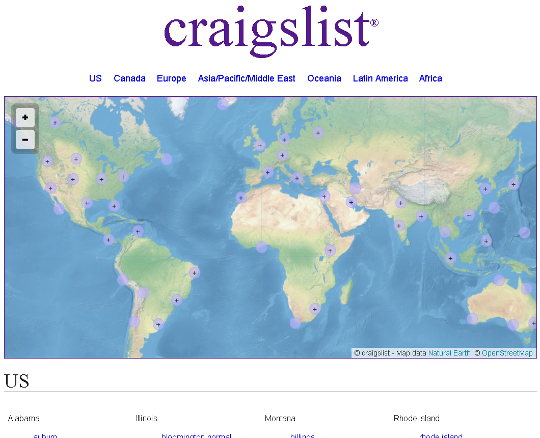 Craigslist Map