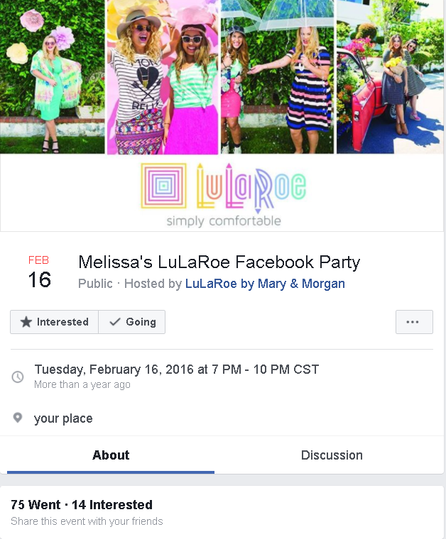 Lularoe Facebook Live