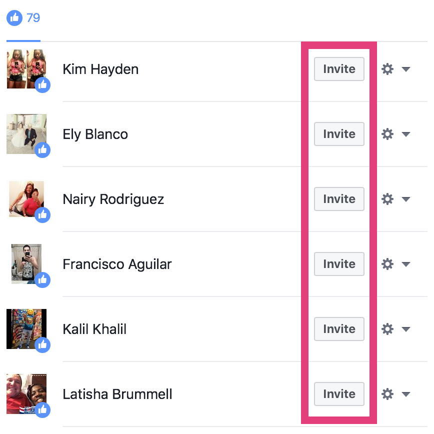 Invite people to like your page Facebook organic reach 