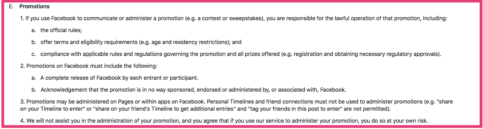 augmenter la portée organique de Facebook avec les règles du concours