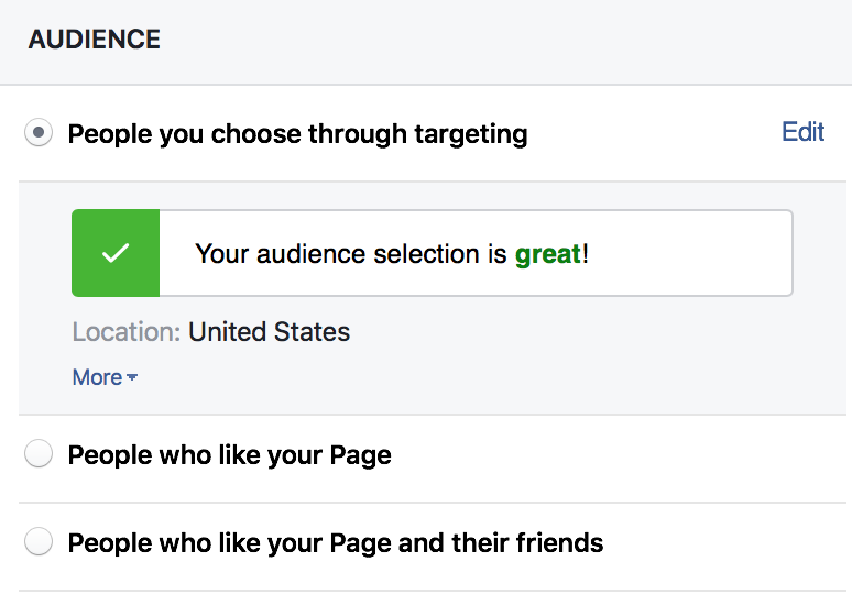 facebook organic reach choose your audience