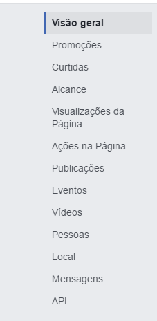 analytics pelo facebook