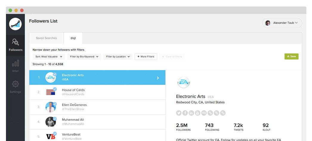 instagram analytics tool screenshot