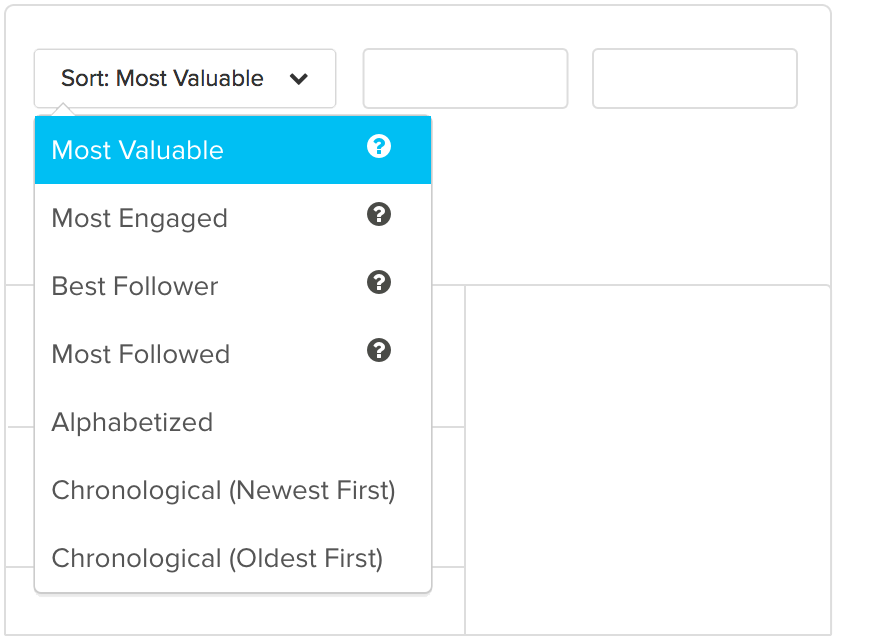 sort instagram analytics tool data 