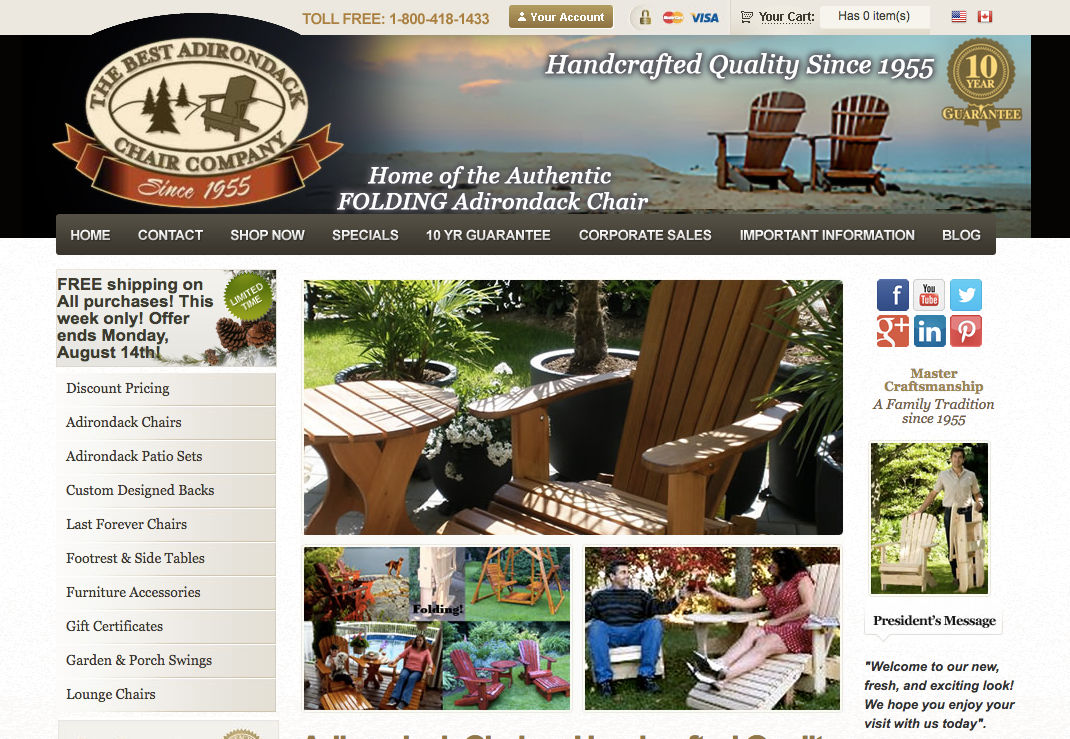 Adirondack Chairs Best Handcrafted Wood Adirondack Chair