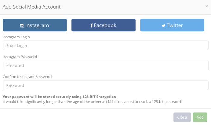 Autogrammer Instagram scheduling tool 