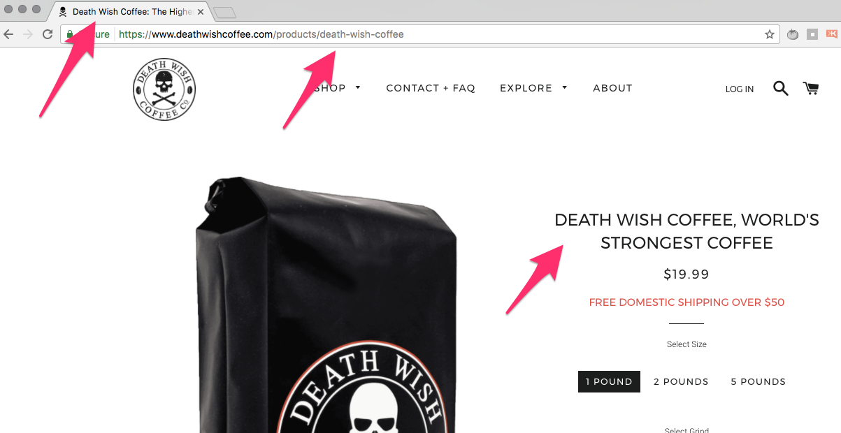 Death Wish Coffee The Highest Caffeine Coffee Death Wish Coffee Co Death Wish Coffee Company