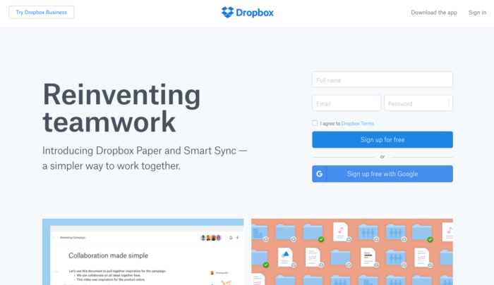 Dropbox to communicate with outsource freelancers
