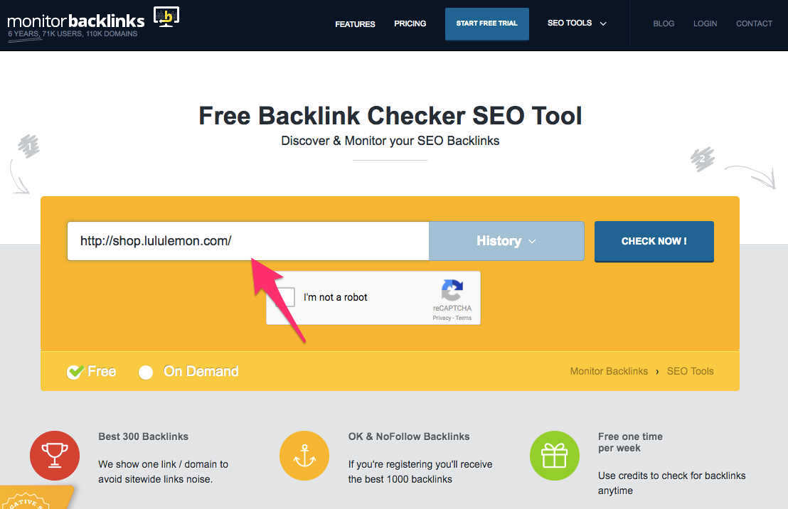 free backlink checker tool