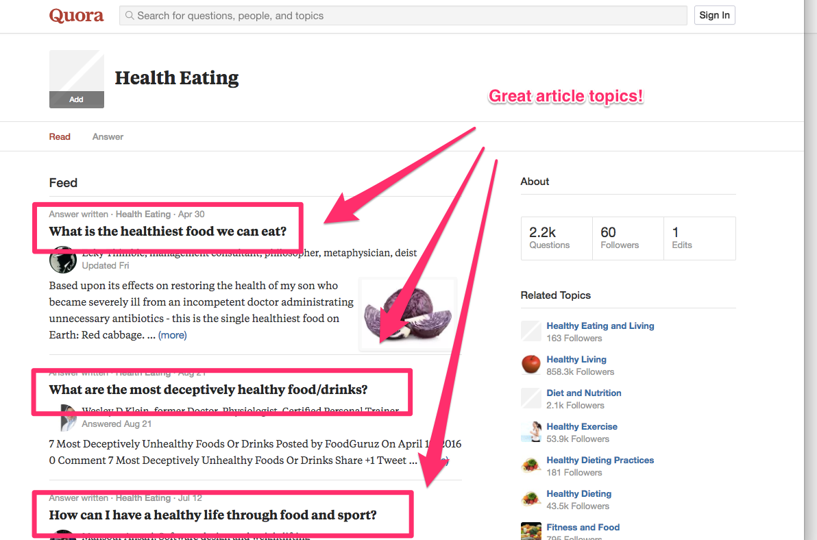 Health Eating Quora and Home Quora