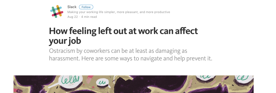 How feeling left out at work can affect your job Several People Are Typing The Official Slack Blog