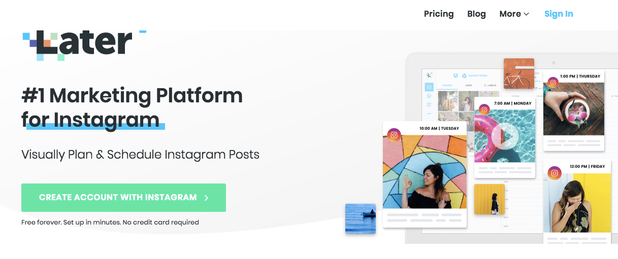 Later Upload schedule manage your Instagram posts formerly Latergramme