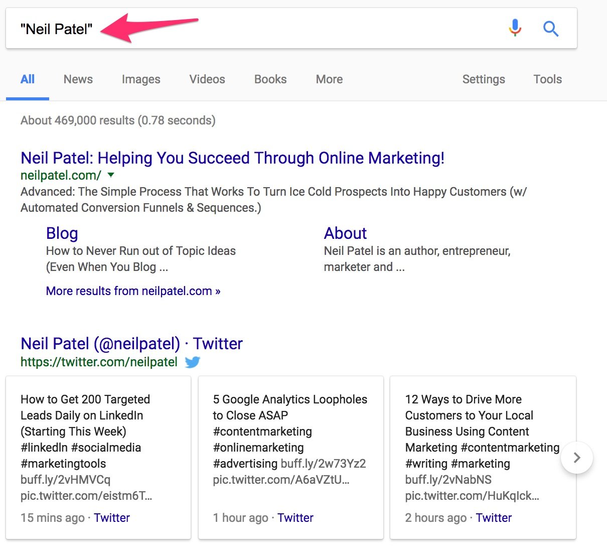 Neil Patel Google Search 5