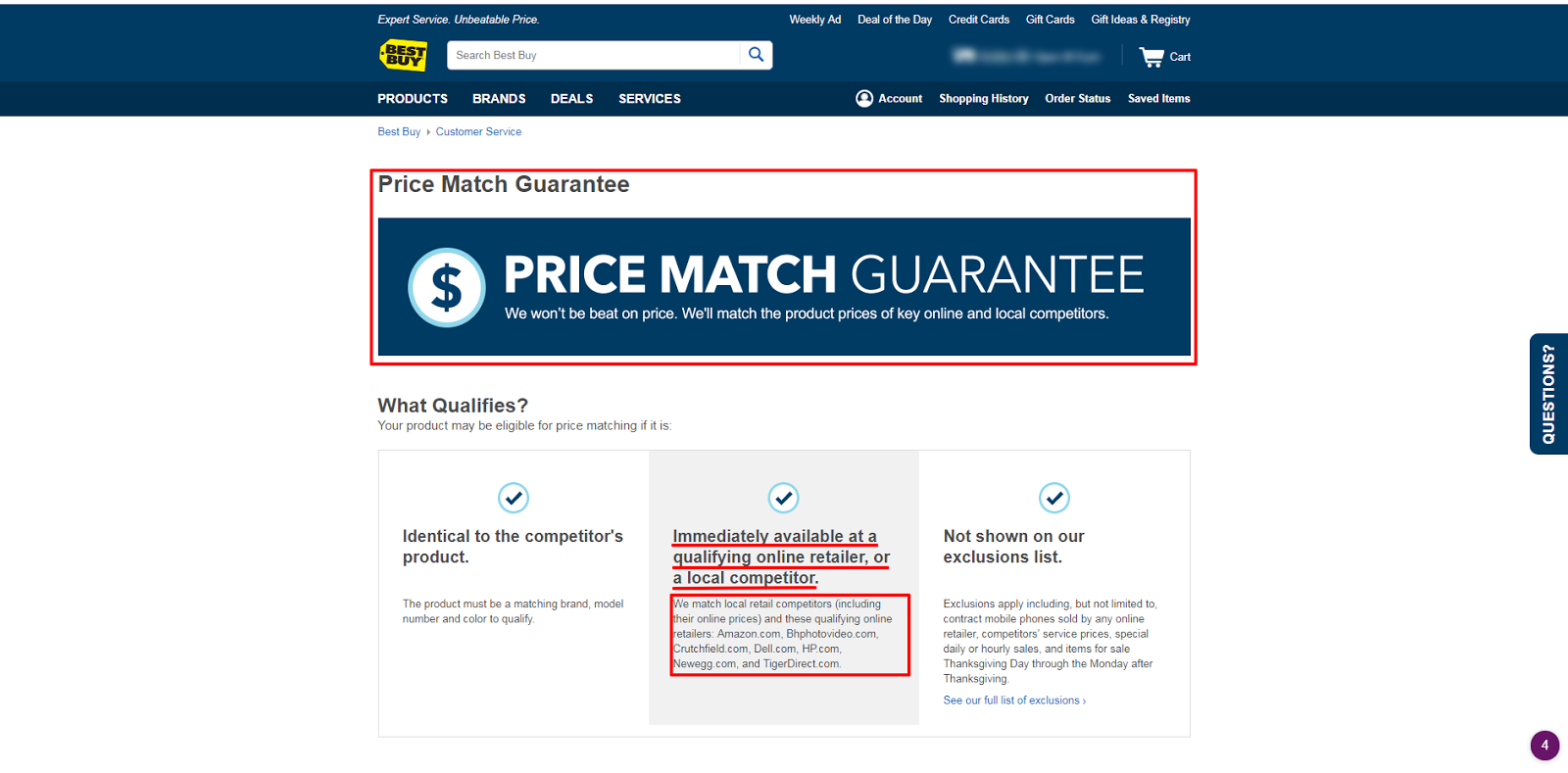 Price Match Guarantee Best Buy