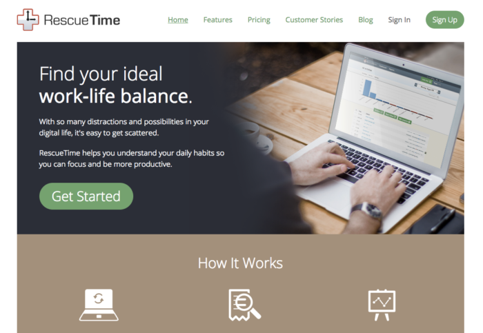 Figure out what to outsource with RescueTime Time management software  