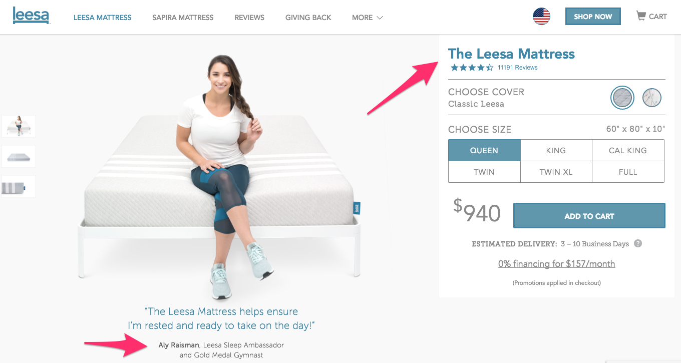 Shop the Leesa Mattress With Over 10 000 5 Star Reviews