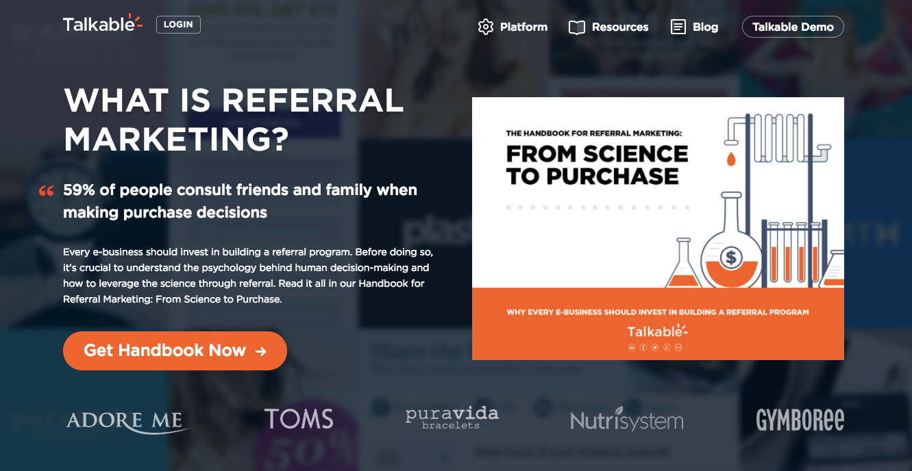 Talkable Referral Marketing Made Easy Refer A Friend programs Referral Platform