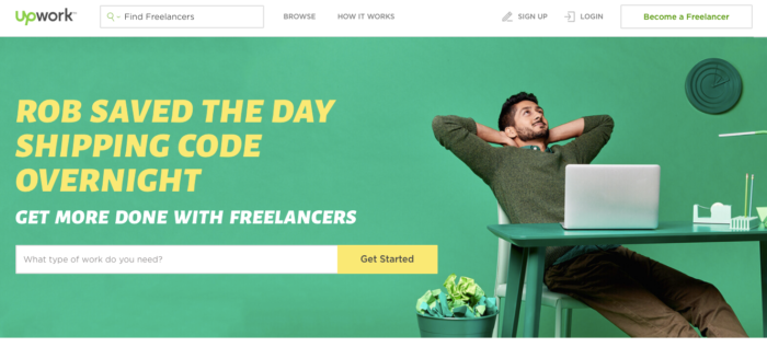 Upwork Hire Freelancers outsource work 