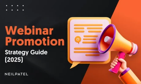 A graphic that says "Webinar Promotion Strategy Guide (2025).